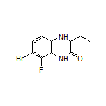 7-Bromo-3-ethyl-8-fluoro-3,4-dihydroquinoxalin-2(1H)-one