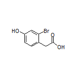 2-Bromo-4-hydroxyphenylacetic Acid