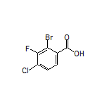 2-Bromo-4-chloro-3-fluorobenzoic Acid