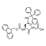 (S)-2-[2-(Fmoc-amino)-4-oxo-4-(tritylamino)butanamido]acetic Acid