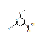 2-Cyano-6-methoxypyridine-4-boronic Acid