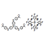 Tris[4-[(4-acetylphenyl)thio]phenyl]sulfonium Tetrakis(perfluorophenyl)borate