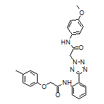 N-(4-Methoxyphenyl)-2-[5-[2-[2-(p-tolyloxy)acetamido]phenyl]-2H-tetrazol-2-yl]acetamide