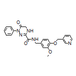 N-[3-Methoxy-4-(3-pyridylmethoxy)benzyl]-6-oxo-1-phenyl-1,4,5,6-tetrahydro-1,2,4-triazine-3-carboxamide