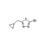 2-Bromo-5-(cyclopropylmethyl)-1,3,4-thiadiazole