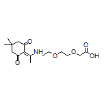 2-[2-[2-[[1-(4,4-Dimethyl-2,6-dioxocyclohexylidene)ethyl]amino]ethoxy]ethoxy]acetic Acid