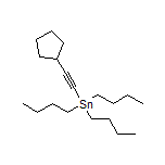 Tributyl(cyclopentylethynyl)stannane