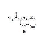 Methyl 5-Bromo-3,4-dihydro-2H-benzo[b][1,4]oxazine-7-carboxylate