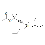 2-Methyl-4-(tributylstannyl)-3-butyn-2-yl Acetate