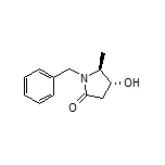 (4R,5S)-1-Benzyl-4-hydroxy-5-methylpyrrolidin-2-one