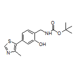 2-[(Boc-amino)methyl]-5-(4-methyl-5-thiazolyl)phenol