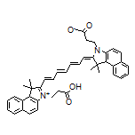 3-[2-[7-[3-(2-Carboxyethyl)-1,1-dimethyl-1H-benzo[e]indol-3-ium-2-yl]hepta-2,4,6-trien-1-ylidene]-1,1-dimethyl-1,2-dihydro-3H-benzo[e]indol-3-yl]propanoate