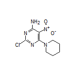 2-Chloro-5-nitro-6-(1-piperidyl)pyrimidin-4-amine