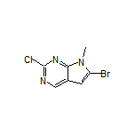 6-Bromo-2-chloro-7-methyl-7H-pyrrolo[2,3-d]pyrimidine