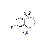 5-Amino-7-fluoro-2,3,4,5-tetrahydrobenzo[b]thiepine 1,1-Dioxide