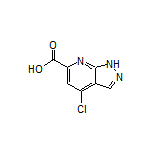 4-Chloro-1H-pyrazolo[3,4-b]pyridine-6-carboxylic Acid