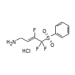 (Z)-3,4,4-Trifluoro-4-(phenylsulfonyl)-2-buten-1-amine Hydrochloride