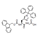 (S)-2-[2-(Fmoc-amino)-3-(1-trityl-4-imidazolyl)propanamido]acetic Acid