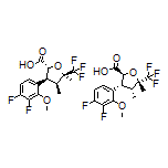 (2R,3S,4S,5R)-rel-3-(3,4-Difluoro-2-methoxyphenyl)-4,5-dimethyl-5-(trifluoromethyl)tetrahydrofuran-2-carboxylic Acid