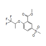 Methyl 5-(Methylsulfonyl)-2-[(1,1,1-trifluoro-2-propyl)oxy]benzoate