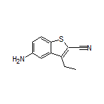 5-Amino-3-ethylbenzo[b]thiophene-2-carbonitrile