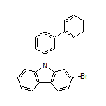 9-(3-Biphenylyl)-2-bromo-9H-carbazole