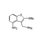 4-Amino-3-(cyanomethyl)benzo[b]thiophene-2-carbonitrile