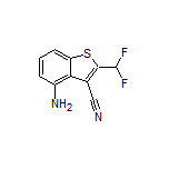 4-Amino-2-(difluoromethyl)benzo[b]thiophene-3-carbonitrile