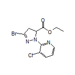 Ethyl 3-Bromo-1-(3-chloro-2-pyridyl)-4,5-dihydropyrazole-5-carboxylate
