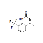 (R)-3-[3-(Trifluoromethyl)phenyl]butanoic Acid