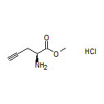 Methyl (S)-2-Amino-4-pentynoate Hydrochloride