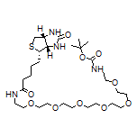 N-[20-(Boc-amino)-3,6,9,12,15,18-hexaoxaicosyl]-5-[(3aS,4S,6aR)-2-oxohexahydro-1H-thieno[3,4-d]imidazol-4-yl]pentanamide