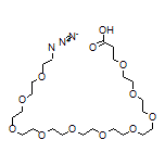 1-Azido-3,6,9,12,15,18,21,24,27,30-decaoxatritriacontan-33-oic Acid