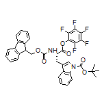 Perfluorophenyl (S)-3-(1-Boc-3-indolyl)-2-(Fmoc-amino)propanoate