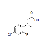 (S)-3-(4-Chloro-2-fluorophenyl)butanoic Acid