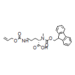 (S)-2-[Fmoc-(methyl)amino]-5-[[(allyloxy)carbonyl]amino]pentanoic Acid