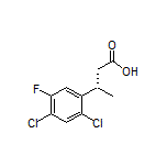 (S)-3-(2,4-Dichloro-5-fluorophenyl)butanoic Acid