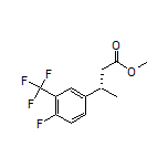 Methyl (S)-3-[4-Fluoro-3-(trifluoromethyl)phenyl]butanoate