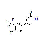 (R)-3-[4-Fluoro-3-(trifluoromethyl)phenyl]butanoic Acid