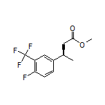 Methyl (R)-3-[4-Fluoro-3-(trifluoromethyl)phenyl]butanoate