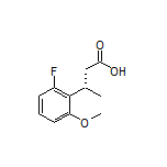 (S)-3-(2-Fluoro-6-methoxyphenyl)butanoic Acid