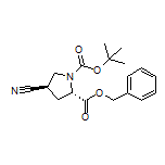 (4R)-1-Boc-4-cyano-L-proline Benzyl Ester