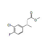 Methyl (S)-3-(3-Chloro-4-fluorophenyl)butanoate