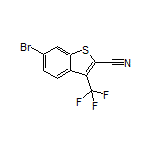 6-Bromo-3-(trifluoromethyl)benzo[b]thiophene-2-carbonitrile