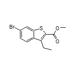 Methyl 6-Bromo-3-ethylbenzo[b]thiophene-2-carboxylate