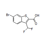 6-Bromo-3-(difluoromethyl)benzo[b]thiophene-2-carboxylic Acid