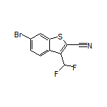 6-Bromo-3-(difluoromethyl)benzo[b]thiophene-2-carbonitrile