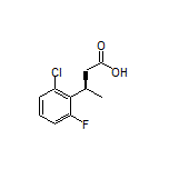 (R)-3-(2-Chloro-6-fluorophenyl)butanoic Acid