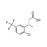 (S)-3-[2-Chloro-5-(trifluoromethyl)phenyl]butanoic Acid