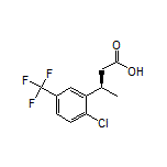 (R)-3-[2-Chloro-5-(trifluoromethyl)phenyl]butanoic Acid